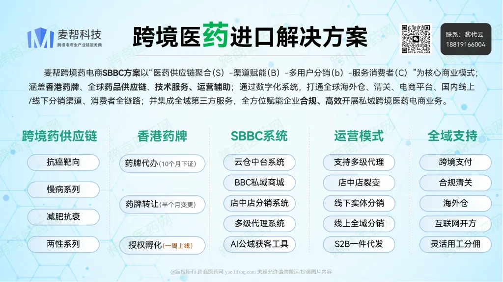 境外公司做跨境医药:三种落地模式对比参考